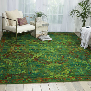 Nourison Timeless TML10 Seaglass Area Rug Room Image Feature