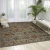 Nourison Timeless TML12 Taupe Area Rug Room Image Feature