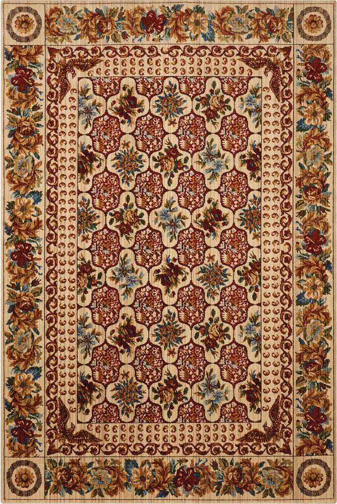 Nourison Timeless TML13 Multicolor Area Rug 5'6'' X 8'