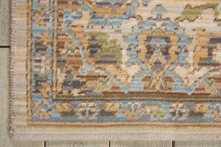 Nourison Timeless TML15 Beige Area Rug Corner Image