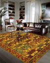 Nourison Timeless TML01 Stained Glass Area Rug Room Image Feature