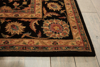 Nourison Living Treasures LI05 Black Area Rug Detail Image