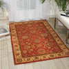 Nourison Living Treasures LI05 Rust Area Rug Room Image