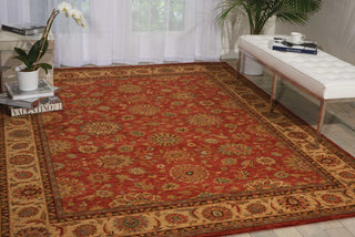 Nourison Living Treasures LI05 Rust Area Rug Room Image