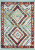 Nourison Tribal Decor TRL02 Aqua Area Rug