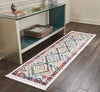 Tribal Decor TRL02 White Area Rug by Nourison Room Image