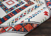 Tribal Decor TRL02 White Area Rug by Nourison Detail Image
