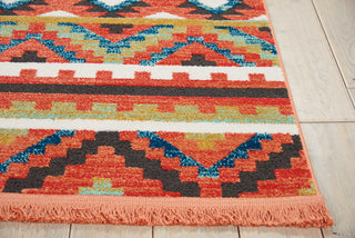 Tribal Decor TRL04 Orange Area Rug by Nourison Detail Image