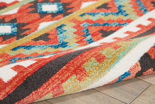 Tribal Decor TRL04 Orange Area Rug by Nourison Detail Image