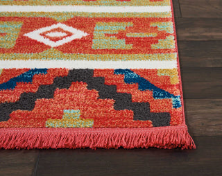 Tribal Decor TRL04 Orange Area Rug by Nourison Detail Image