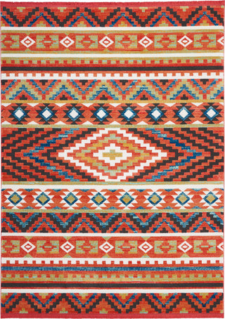 Tribal Decor TRL04 Orange Area Rug by Nourison 7'10'' X 10'9''