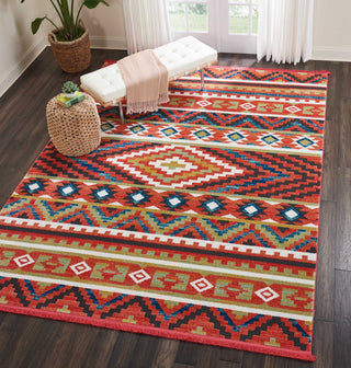 Tribal Decor TRL04 Orange Area Rug by Nourison Room Image