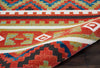 Tribal Decor TRL04 Orange Area Rug by Nourison Detail Image