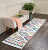 Tribal Decor TRL06 White Area Rug by Nourison Room Image