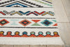 Tribal Decor TRL06 White Area Rug by Nourison Detail Image