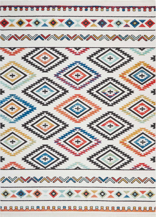 Tribal Decor TRL06 White Area Rug by Nourison 7'10'' X 10'9''