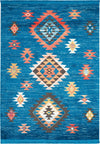 Tribal Decor TRL07 Blue Area Rug by Nourison 5'3'' X 7'6''