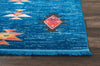 Tribal Decor TRL07 Blue Area Rug by Nourison Detail Image