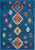 Nourison Tribal Decor TRL07 Blue Area Rug