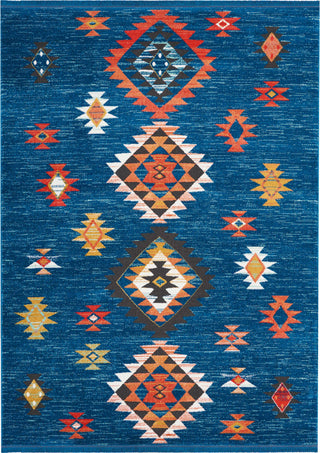 Nourison Tribal Decor TRL07 Blue Area Rug