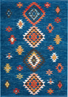 Nourison Tribal Decor TRL07 Blue Area Rug Main Image