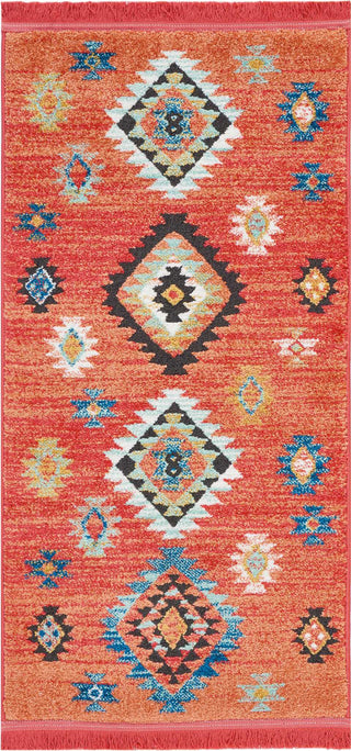 Nourison Tribal Decor TRL07 Red Area Rug 2'2'' X 4'3''