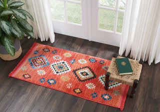 Tribal Decor TRL07 Red Area Rug by Nourison Room Image