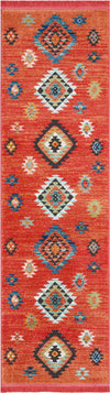 Tribal Decor TRL07 Red Area Rug by Nourison 2'2'' X 7'9''