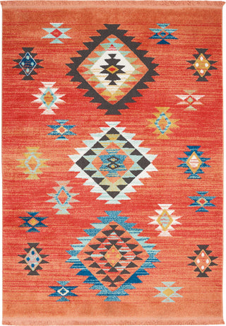 Tribal Decor TRL07 Red Area Rug by Nourison 3'11'' X 6'2'