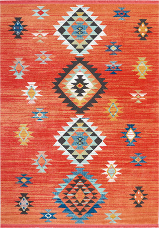 Nourison Tribal Decor TRL07 Red Area Rug