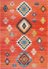 Nourison Tribal Decor TRL07 Red Area Rug