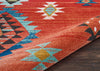 Tribal Decor TRL07 Red Area Rug by Nourison Detail Image