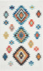 Tribal Decor TRL07 White Area Rug by Nourison 3'11'' X 6'2'