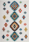 Tribal Decor TRL07 White Area Rug by Nourison 7'10'' X 10'9''