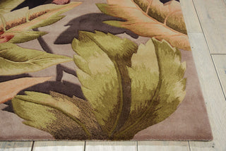 Nourison Tropics TS03 Plum Area Rug Detail Image