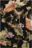 Nourison Tropics TS05 Black Area Rug 3'6'' X 5'6''
