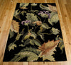 Nourison Tropics TS05 Black Area Rug 6' X 9' Floor Shot