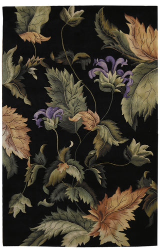 Nourison Tropics TS05 Black Area Rug main image