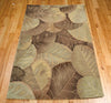 Nourison Tropics TS12 Brown Green Area Rug Main Image