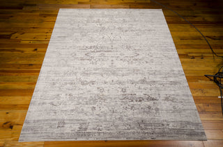 Nourison Twilight TWI01 Silver Area Rug 8' X 10' Floor Shot