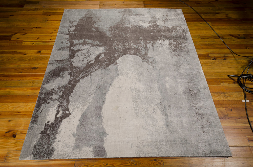 Nourison Twilight TWI07 Sea Mist Area Rug 8' X 10' Floor Shot Feature