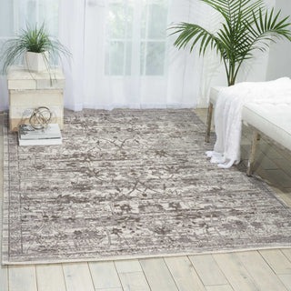 Nourison Twilight TWI01 Silver Area Rug Room Image