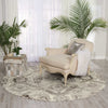 Nourison Twilight TWI03 Ivory Grey Area Rug Room Image Feature