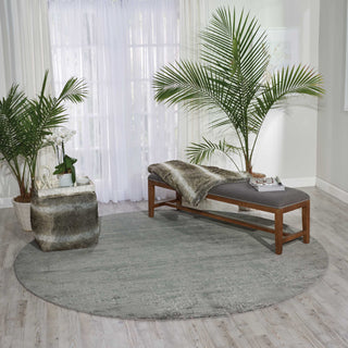 Nourison Twilight TWI11 Seafoam Area Rug Room Image Feature