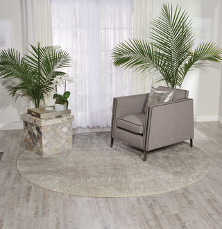 Nourison Twilight TWI12 Ivory Grey Area Rug Room Image Feature