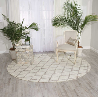 Nourison Twilight TWI15 Ivory Grey Area Rug Room Image