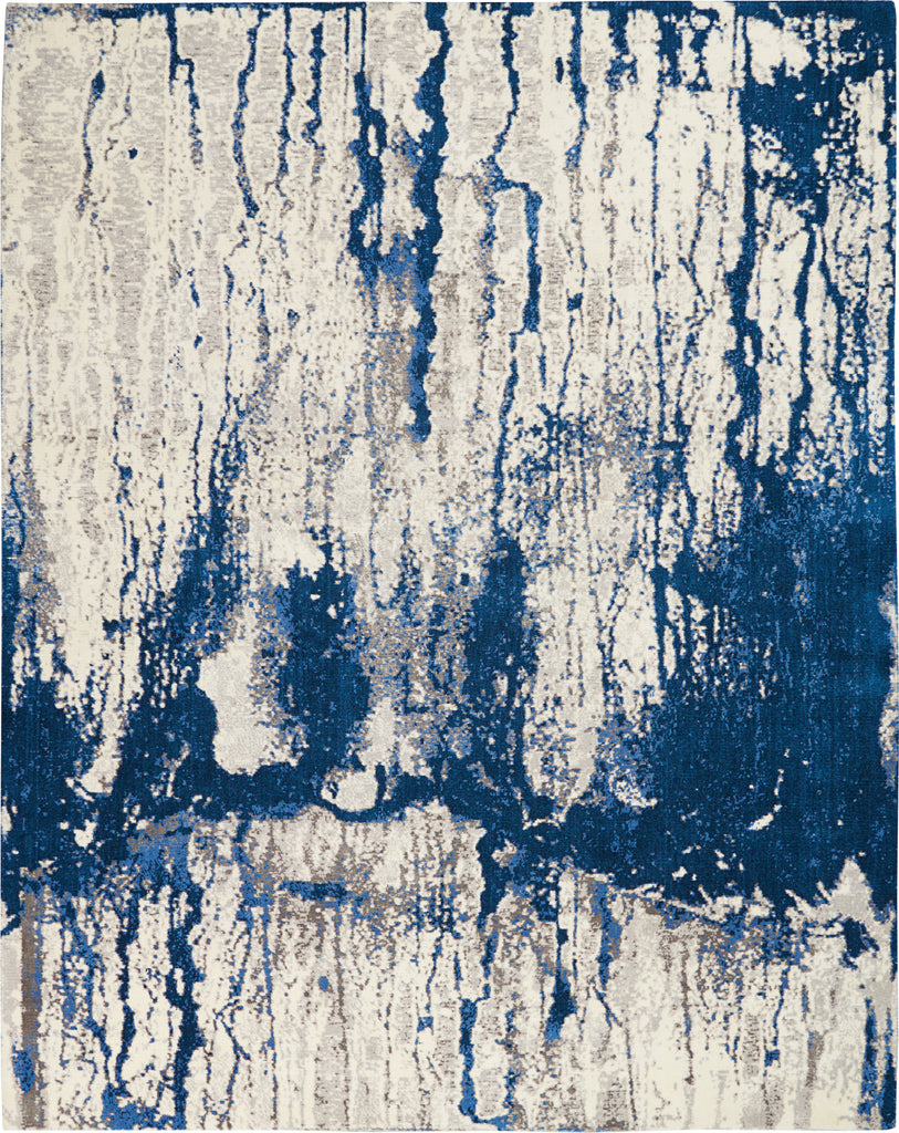 Nourison Twilight TWI29 Ivory Blue Area Rug main image