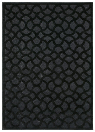 Nourison Ultima UL392 Black Area Rug main image