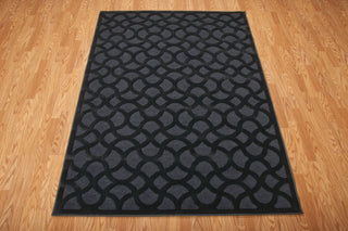 Nourison Ultima UL392 Black Area Rug 6' X 8' Floor Shot