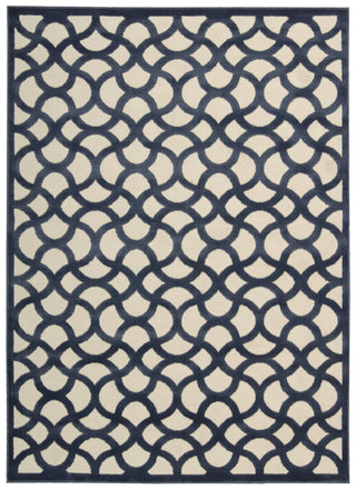 Nourison Ultima UL392 Ivory Blue Area Rug main image